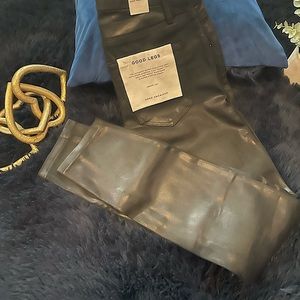 Good American faux leather look!
